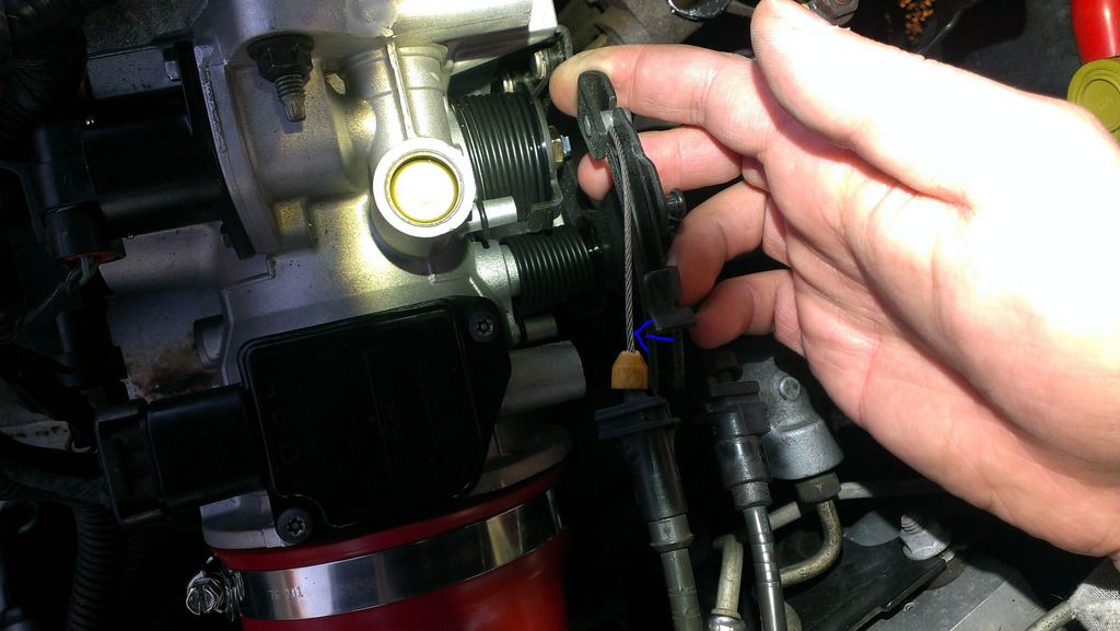 Detaching and Reattaching Throttle Cables to L67 Throttle Body